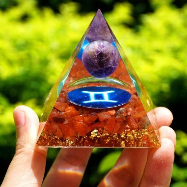 pyramide orgonite gemeaux
