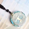 Pendentif Orgonite Arbre de Vie Turquoise Pendentif orgonite arbre de vie turquoise, vue de trois quarts