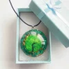 Pendentif Orgonite Malachite Arbre de Vie Pendentif orgonite malachite arbre de vie dans sa boîte
