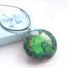 Pendentif Orgonite Malachite Arbre de Vie Pendentif orgonite malachite, vue de trois quarts